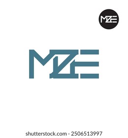 MZE Logo Letter Monogram Design