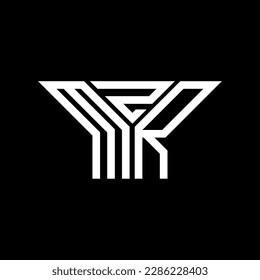 MZR letter logo creative design with vector graphic, MZR simple and modern logo.
