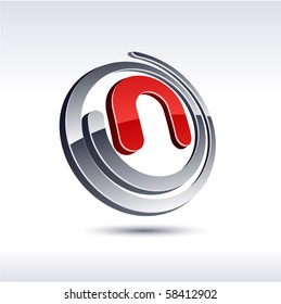  n 3d vector icon such logos.