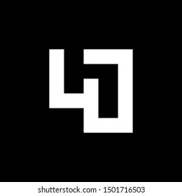 N 4 h logo monogram icon vector template