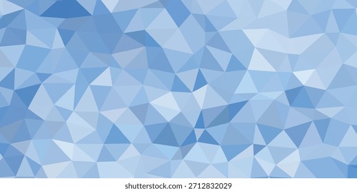 Un patrón geométrico abstracto con varios tonos de polígonos azules