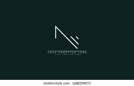 N Abstract Vector Logo Monogram Template