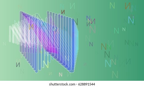 N Alphabet elements vector