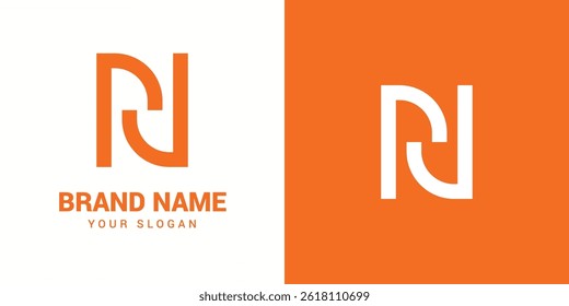 n alphabet logo Template design element with modern concept.