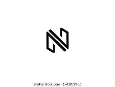 N Alphabet Logo Vector Ilustration Stock Vector (Royalty Free ...