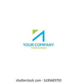 N Arrow Logo Design Vector