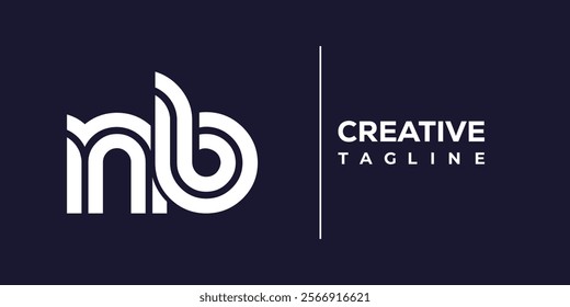 N and B logo design. NB abstract Letters Logo Monogram. This logo design is the process of creating a visual symbol that represents a brand, company, or individual.