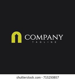 N Company Logo Vector Template Design