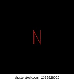 N Creative moderne Buchstaben Logo Design Vorlage