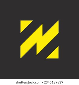 N creative and modern vector logo design