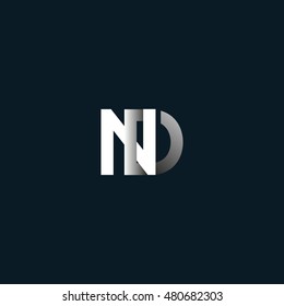 N D Letter logo design