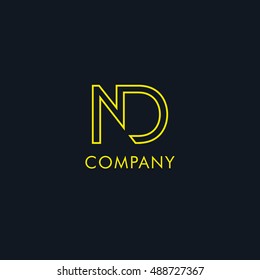 N & D Letter logo Design
