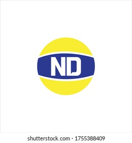 Logo-Design für N D-Buchstaben