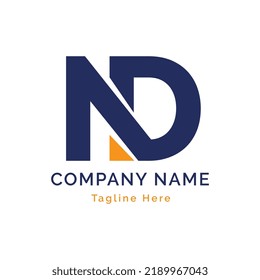 N and D Monogram Logo