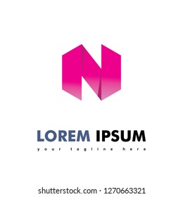 n design logo vector illustration