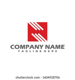 N dots logo design template. Hexagon N icon. N Letter Logo Vector