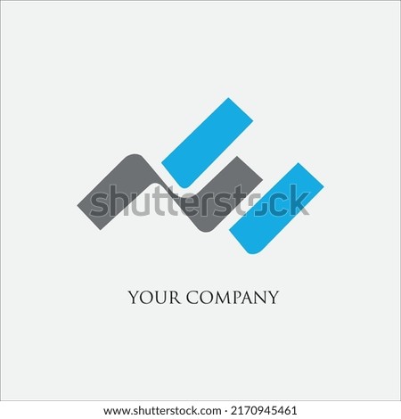 n e h logo design  template Foto stock © 