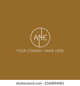 A N E LETTER LOGO BUSINESS AND COMPANY