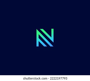 N, FN, NF Letter Logo Vector Template Abstract Monogram Symbol. Usable for Business sport, technology, fashion, digital And future creative logo