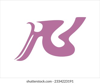 N Tipo de logotipo de tipos de letra