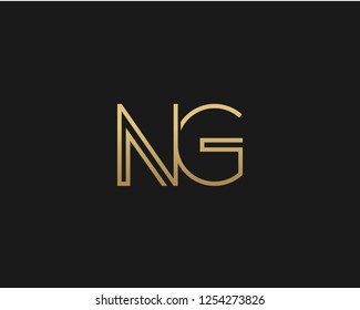 N G Initial logo template vector