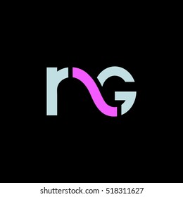 N G Letter Logo Design Vector Stock Vector (Royalty Free) 518311627