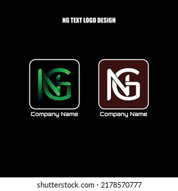 N and G letter logo profession and unique design