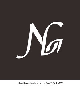 N G LETTER LOGO VECTOR