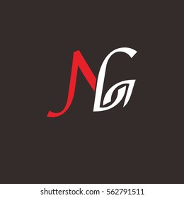 N G LETTER LOGO VECTOR