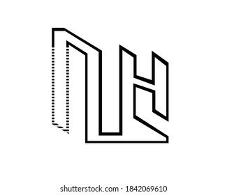 Diseños y logotipos de n y h