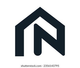 Símbolos de diseño del logotipo de la casa