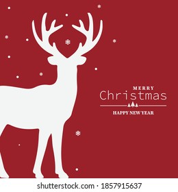 n illustration about big deer antler poster, card invitation, brochure, banner for christmas vector design.