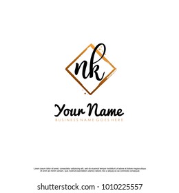 N A Initial abstract logo template vector