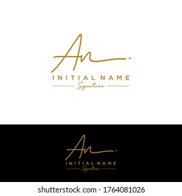 A N AN Initial letter handwriting and signature logo.