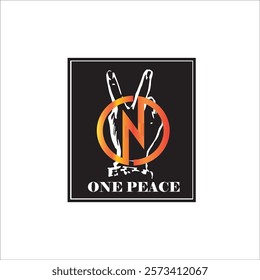 N initial letter logo template
