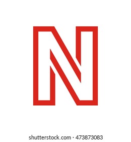 N initial logo