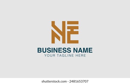 N  initial logo | initial based abstract modern minimal creative logo, vector template image. luxury logotype logo, real estate homie . typography . initials 