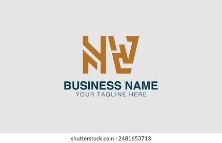 N  initial logo | initial based abstract modern minimal creative logo, vector template image. luxury logotype logo, real estate homie . typography . initials 