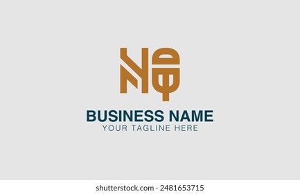 N  initial logo | initial based abstract modern minimal creative logo, vector template image. luxury logotype logo, real estate homie . typography . initials 