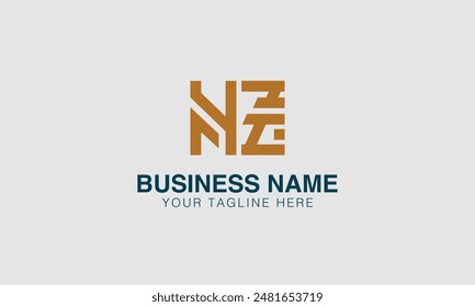 N  initial logo | initial based abstract modern minimal creative logo, vector template image. luxury logotype logo, real estate homie . typography . initials 