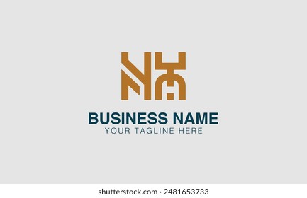 N  initial logo | initial based abstract modern minimal creative logo, vector template image. luxury logotype logo, real estate homie . typography . initials 