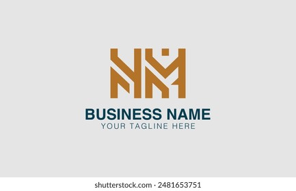 N  initial logo | initial based abstract modern minimal creative logo, vector template image. luxury logotype logo, real estate homie . typography . initials 