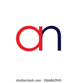  a n initial Logo template