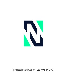 N Initial Luxury Modern Logo Design. N Logo Vector