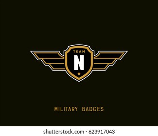 N Initial team logo vector