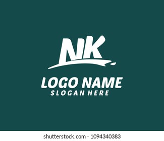 N K Initial logo