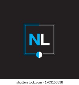 N L Letter Logo Abstract Design
