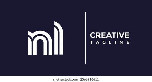 N and L logo design. NL abstract Letters Logo Monogram. This logo design is the process of creating a visual symbol that represents a brand, company, or individual.