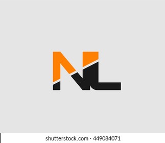N and L logo vector
