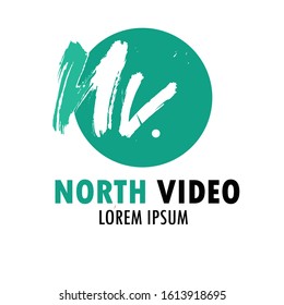 N latter dan V latter propessional Logo template